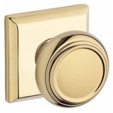 Traditional Double Dummy Door Knob with Traditional Square Rose