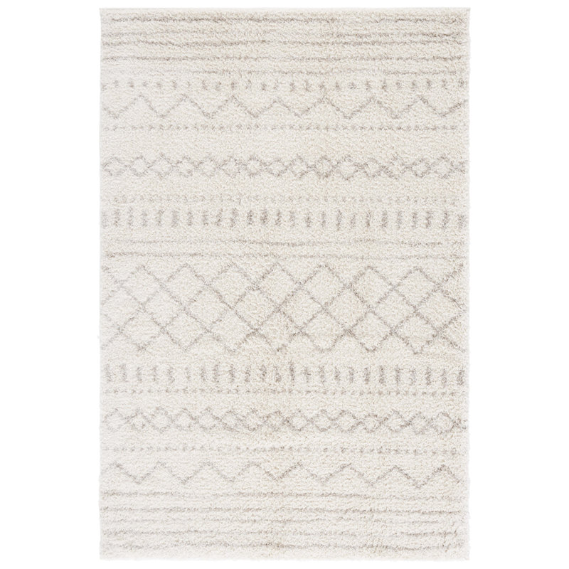 Develin Performance Chevron Rug, Rectangle 6'7" x 9'2", Ivory/Beige