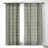 Temuri Little Arrow Design Co Stippled Stripes Sage 1pc Blackout Window Curtain Panel-1014613655