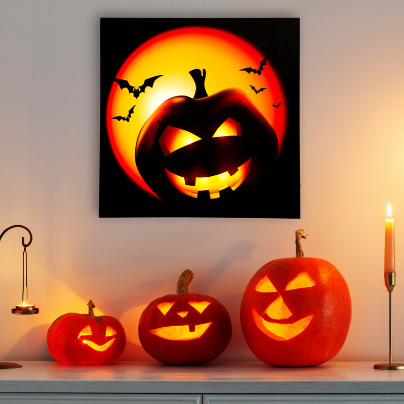 Toile d'Halloween 19,75 po x 19,75 po