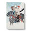 A Warrior In A Snow Storm by Toyohara Chikanobu - Wrapped Canvas Painting-55320102