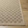 Outdoor Jute-Look Checkered Rug Tan/Black_MGE2311