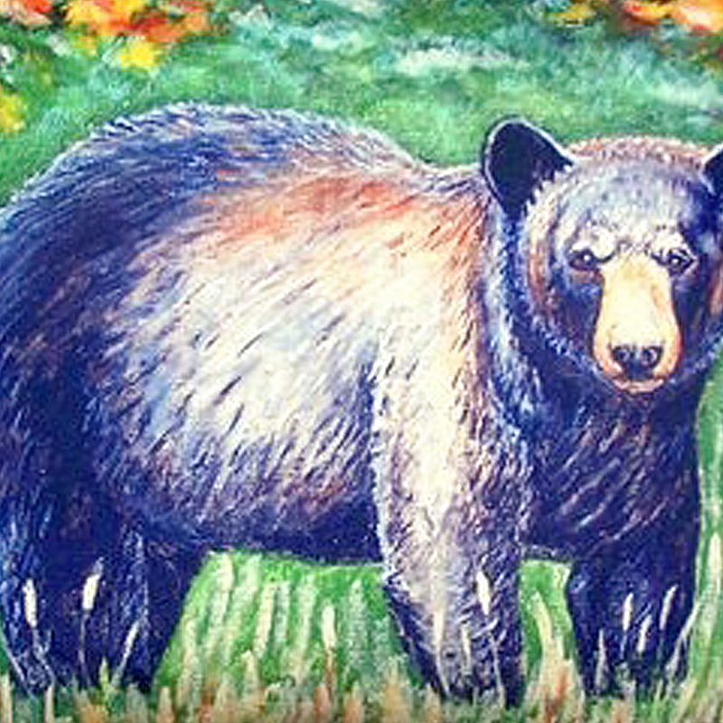 Bear Outdoor Throw Pillow, Extra Large
