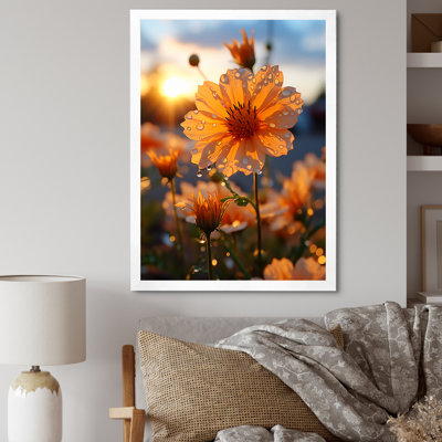 «Gopped Essence Poppies In Radiant Glow I», art mural coquelicots