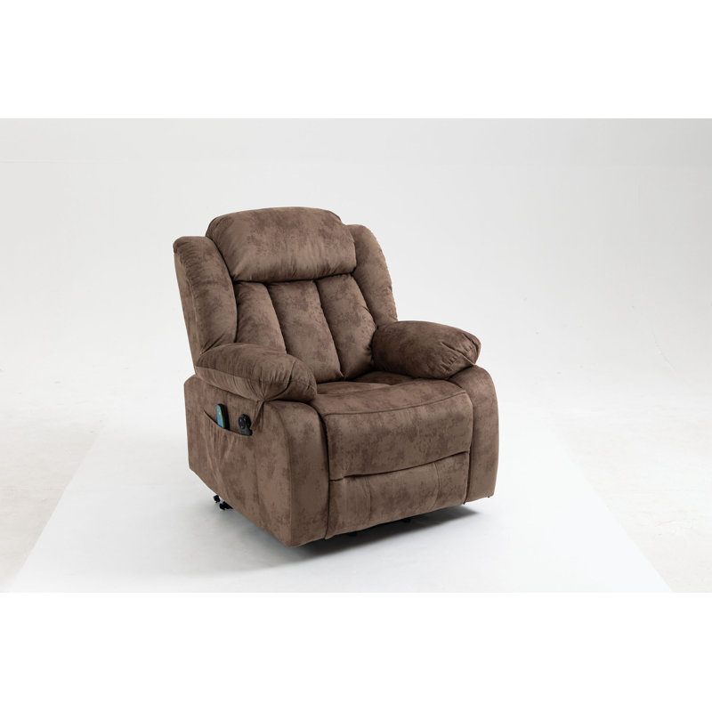 Fauteuil inclinable rembourré relevable, Brown