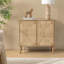 Carreiro 32"W Woven Transitional 2-Door Accent Cabinet-102054703