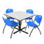 Table de salle à manger Regency Cain-73412174-73412180-97266556