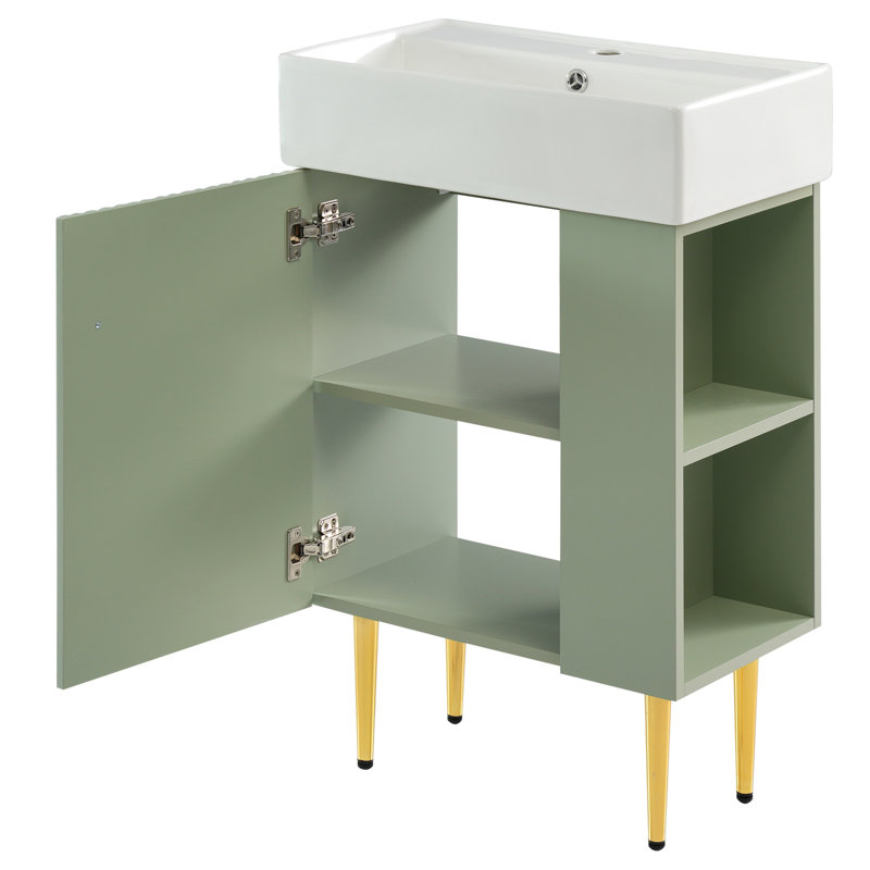 [Armoire seulement] Meuble-lavabo de 21,6 po (lavabo non inclus)