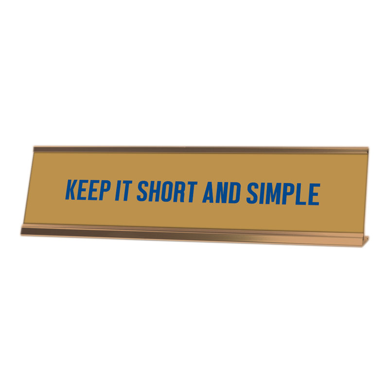 Desk Sign