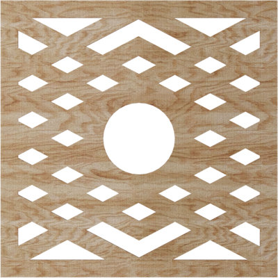 Chevron Ceiling Medallion