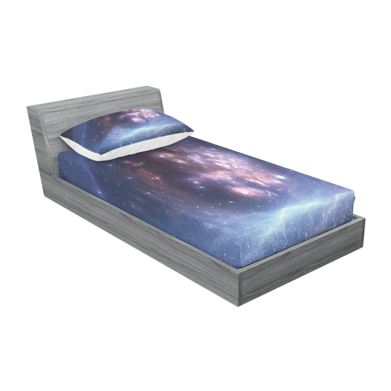 Microfiber Sheet Set, Twin Sheet Set with Fitted Sheet