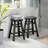 Element 2-pc Dining Stool Set, Black-48019266