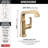 Tetra Single Hole Bathroom Faucet, Single Handle Bathroom Sink Faucet with Drain Assembly-85763960