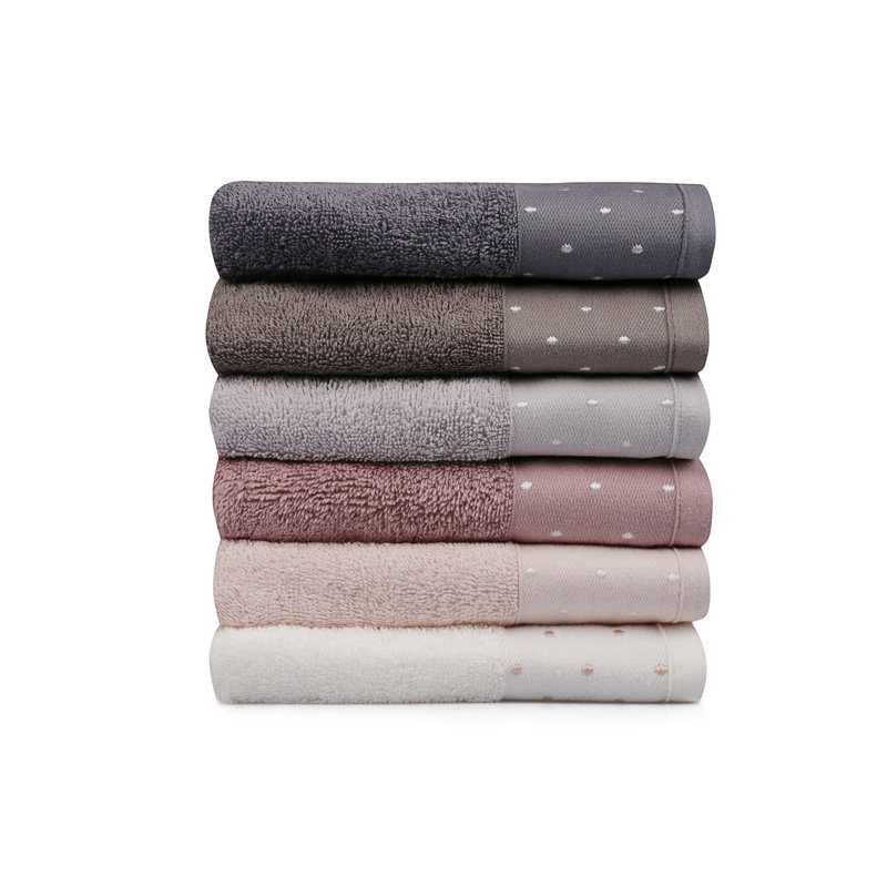 Ensemble de serviettes 6 pièces 100% coton