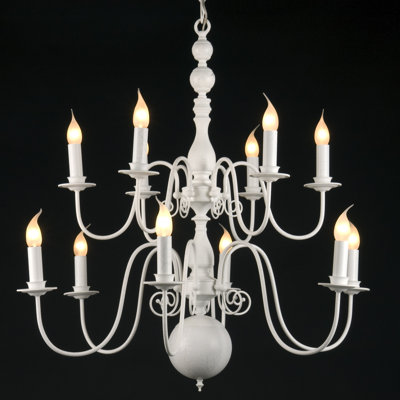 Aubervilliers 12 - Light Candle Style Chandelier
