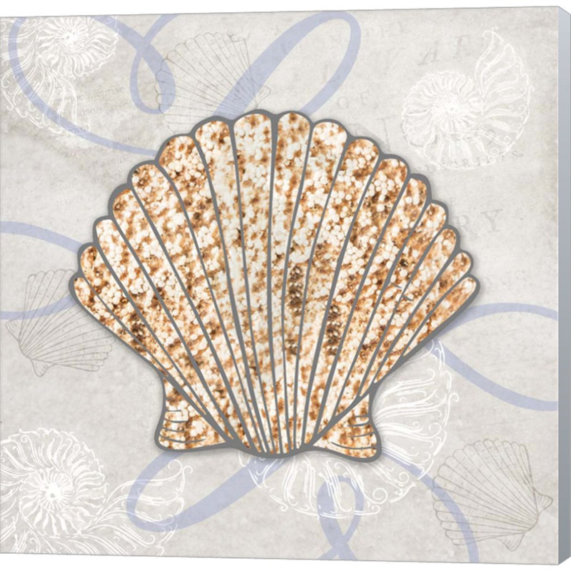 " Sea Side Gypsy - Shell " by LightBoxJournal, 24" H x 24" W x 1.5" D
