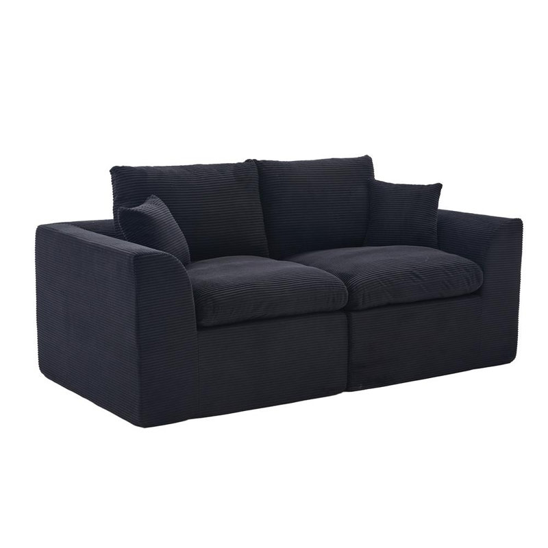 Causeuse (noire), Noir
