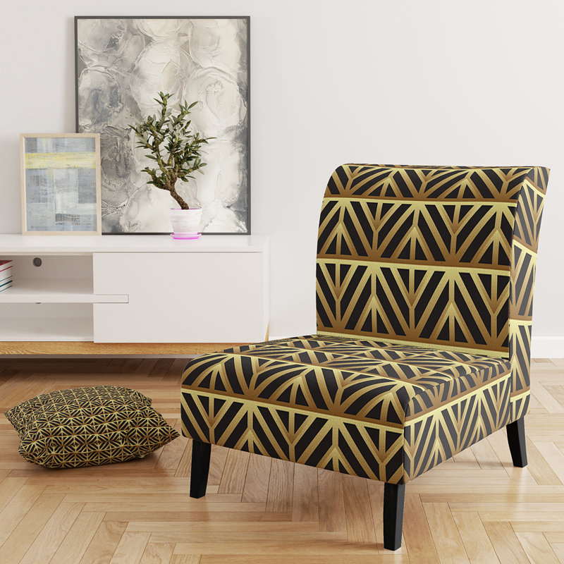 Fauteuil de chambre rembourré Golden Luxury