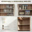 Engineered Wood 126.3cm H Media Shelves