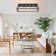 5-Light Metal Flush Mount Rectangular Ceiling Light