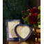 Cadre photo en verre bleu