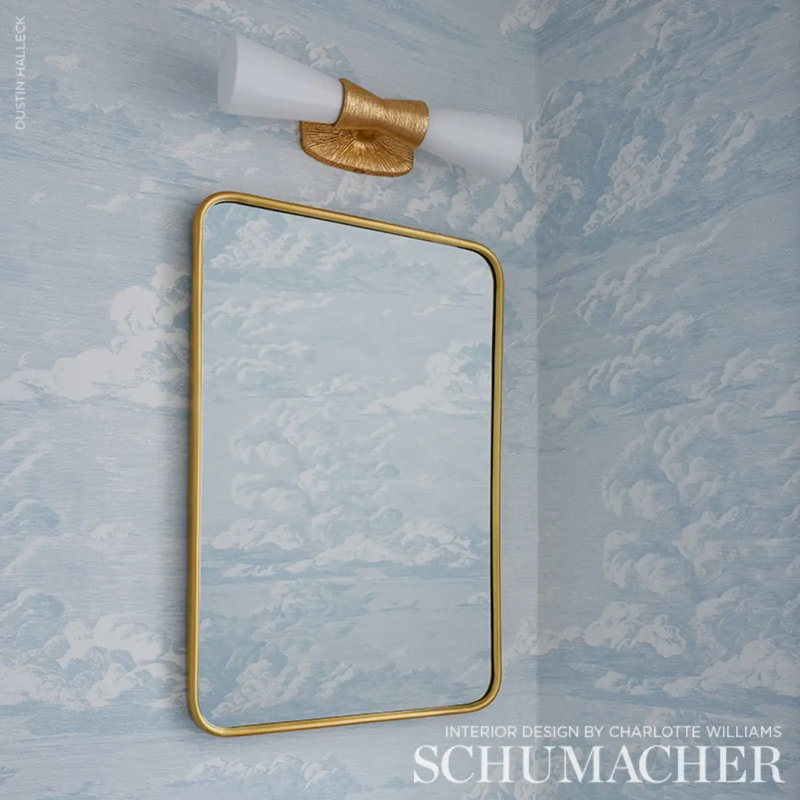 Cloud Toile Wallpaper, Mineral