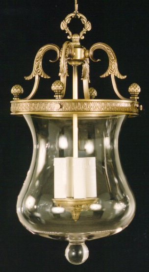 Cowie 4 - Light Urn Pendant, Antique Silver