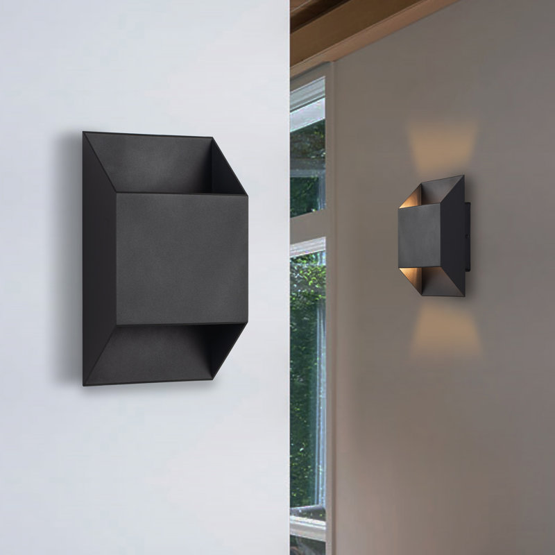 LED Wall Light, 9.5'' H x 6'' W x 3.5'' D