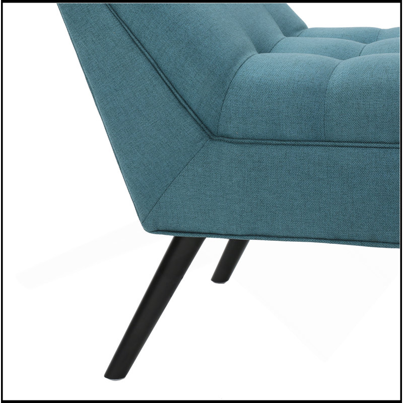 Banc rembourré confortable et élégant en forme de U pour la décoration intérieure, Sarcelle