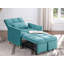 Fauteuil convertible en velours capitonné l 31,45 po Anhat-700883658