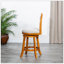 Tabouret pivotant à dossier en X en cuir français, pour plus de confort et de style-782778764-782778766