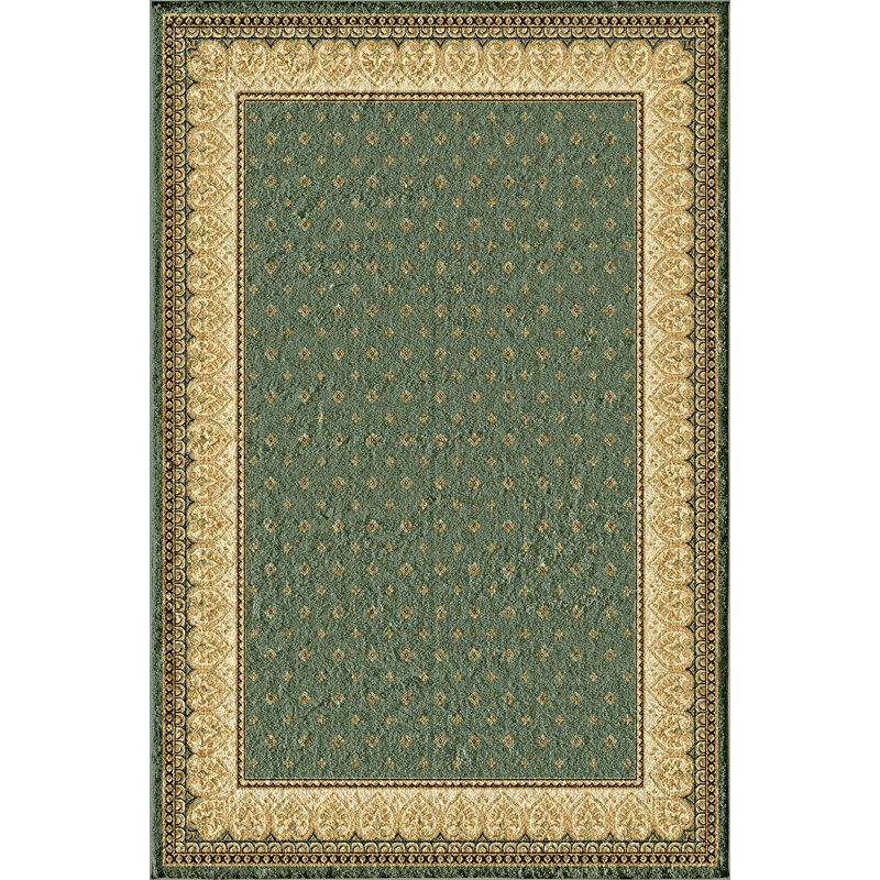 Tapis brun tissé à la machine Aara, Rectangle 5 pi 3 po x 7 pi 7 po