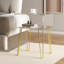 Table de chevet en acrylique, table de chevet