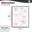 «Pink Watercolor Bows», estampe numérique, design par Kim Allen-710568505-710568507