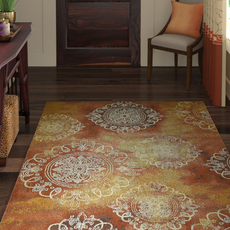 Tatum Washable Oriental Indoor / Outdoor Rug, Rectangle 8' x 11'4"