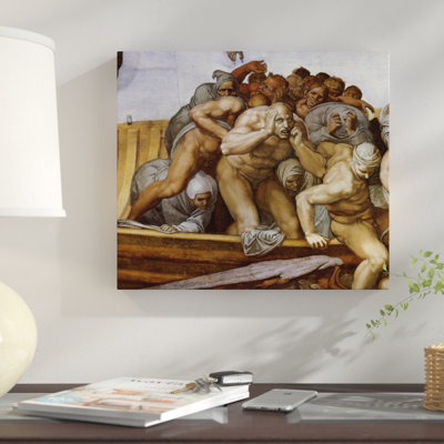 " Detail From The Last Judgement 28 " by Michelangelo