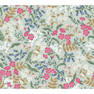 SAMPLE-Sweetbrier Blush Peel and Stick Wallpaper