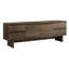 Meuble télé, console de 72 po, meuble multimédia, tiroirs de rangement, armoire de rangement, stratifié, transitionnel