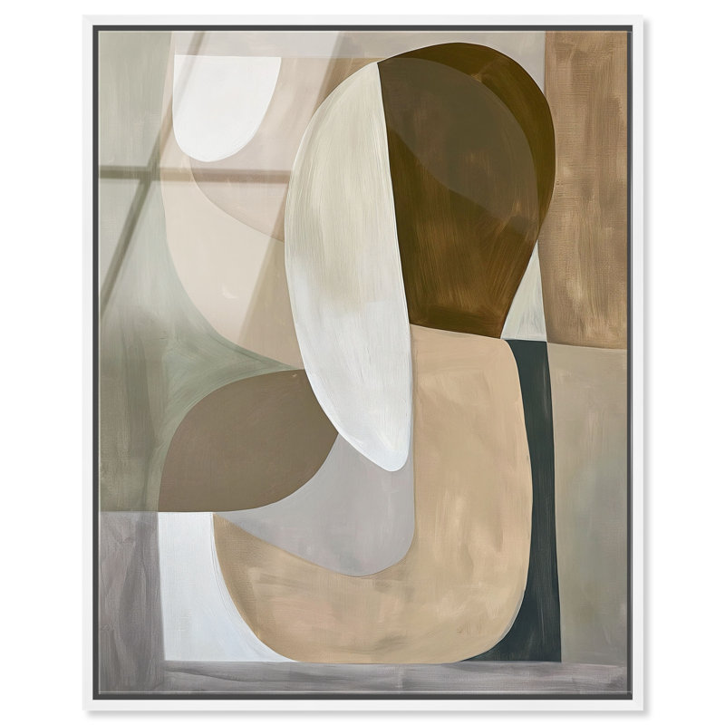Breeze of Soft Shapes I High-Gloss Frameless Acrylic Glass Wall Art Abstract Print by Oliver Gal, Ready to Hang, 16 x 20