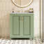 Ensemble de meuble-lavabo autoportant avec tiroir caché