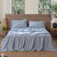 Drap plat 100% coton lavé MooMee-107894581-107894589