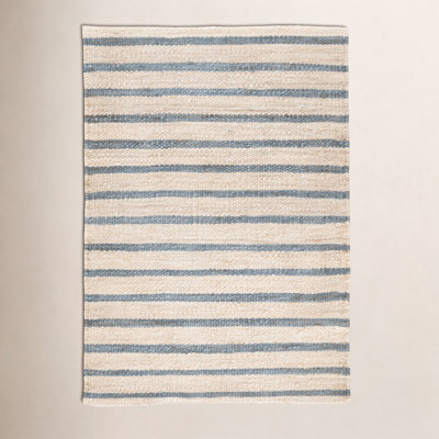 Moana Hand-Woven Striped Jute Rug