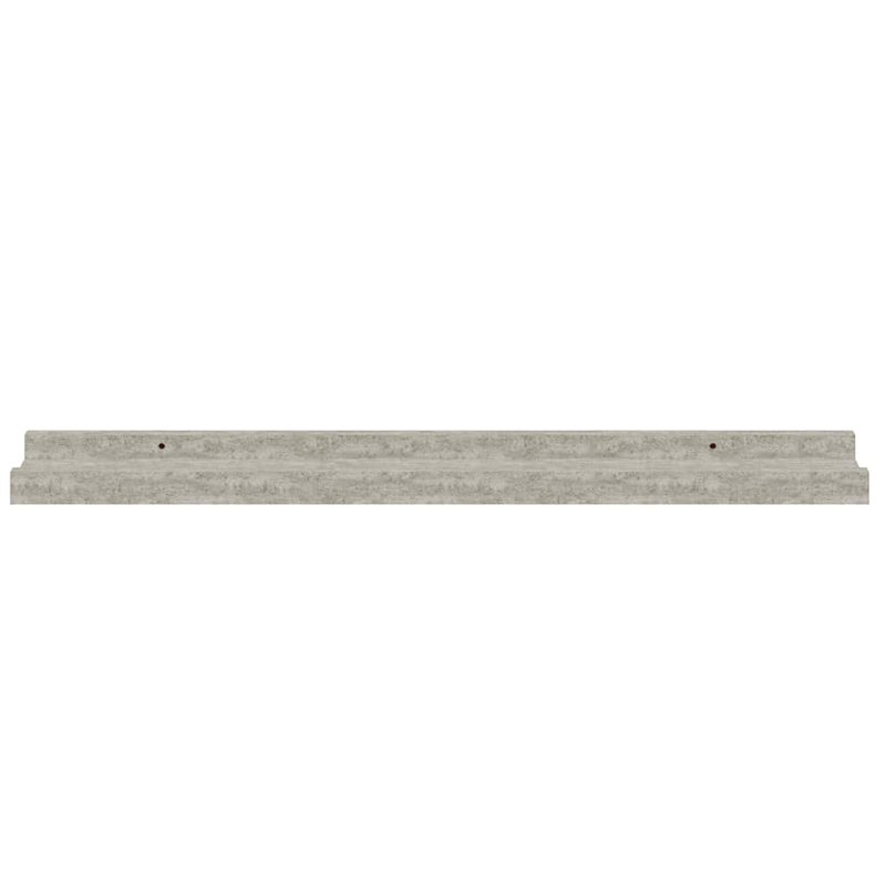 Floating Shelf, 1.2" H x 23.6" W x 3.5" D, Gray