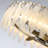 32.3" Glass Caged Ceiling Fan With Dimmable LED Lights And Remote Control