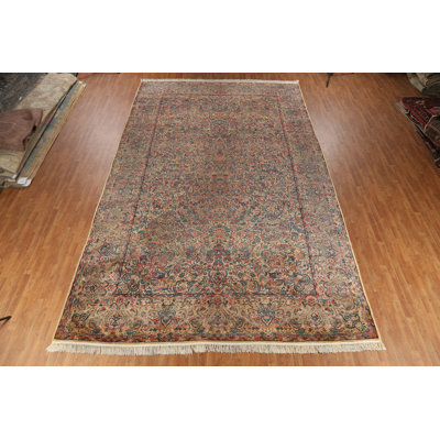 Pre-1900 Vegetable Dye Traditional Large Rug 11x18
