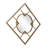 Zaarah Metal Square Mirror