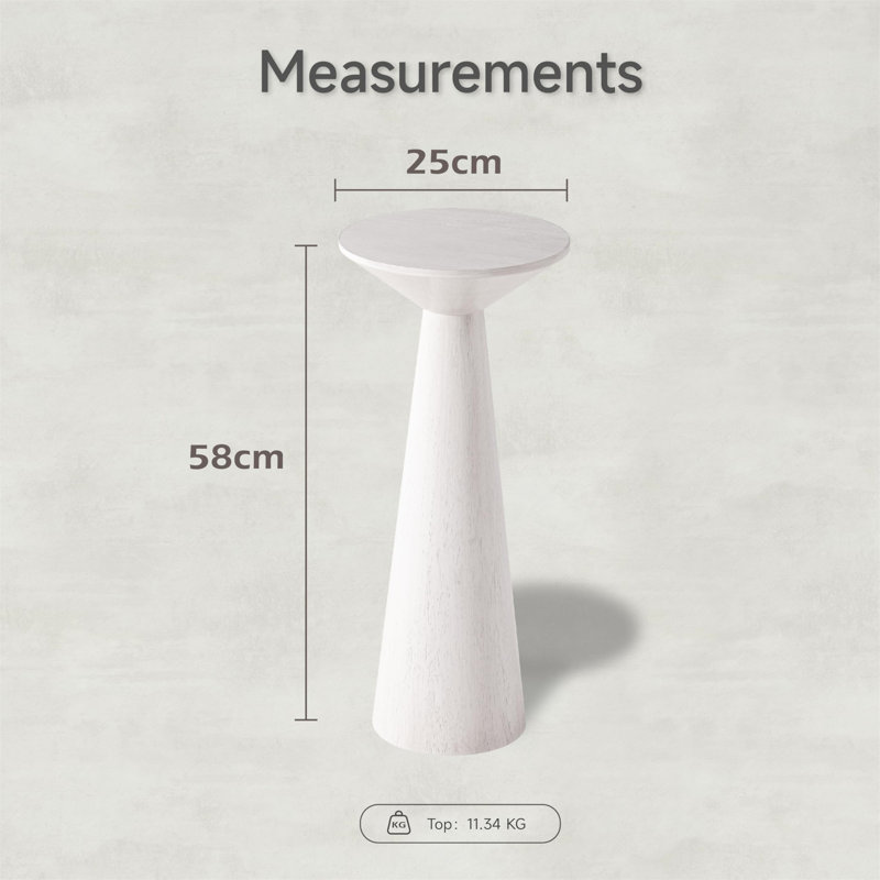 End Table, White