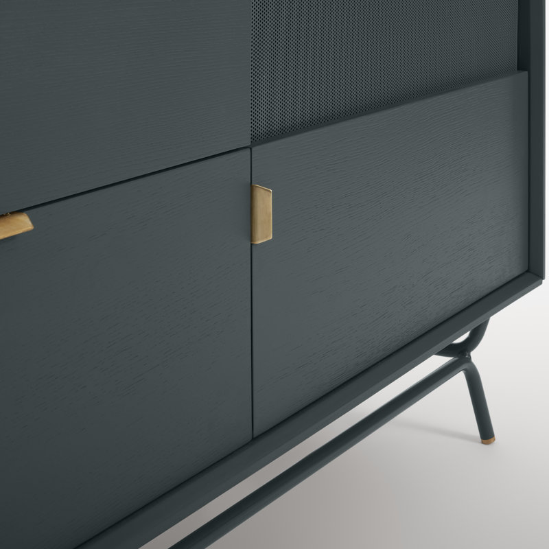 Dang Media Console, Navy Green