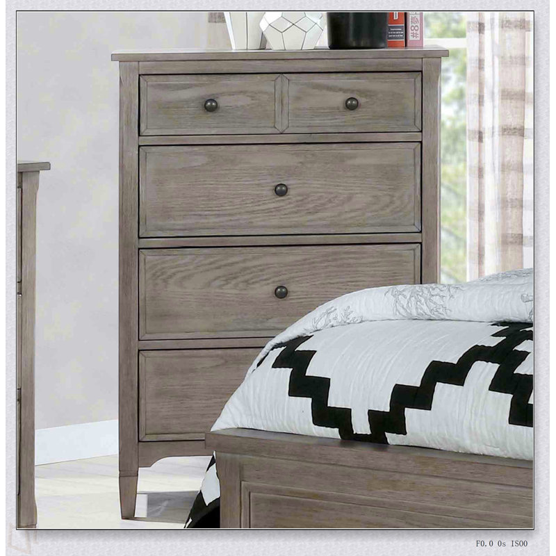 Commode à tiroirs ronds en métal brossé 1 pièce