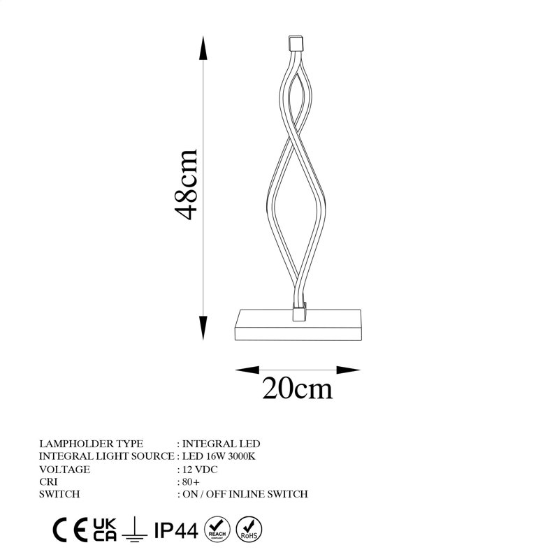 Philipson Desk Lamp, Black